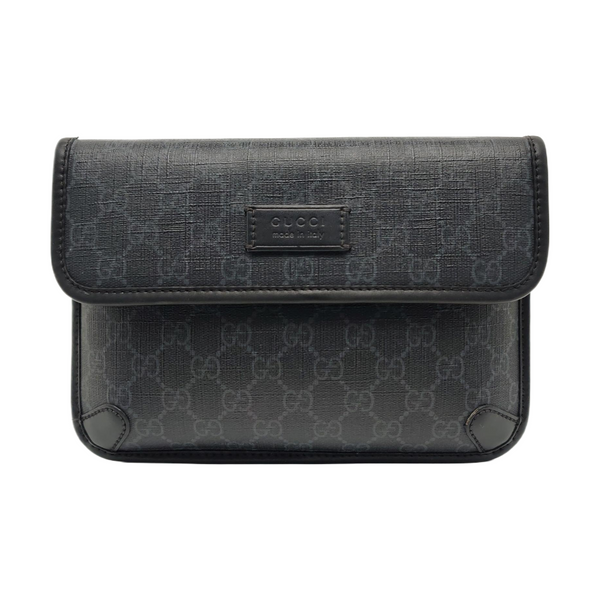 Neo Vintage Monogram Coated Canvas Black