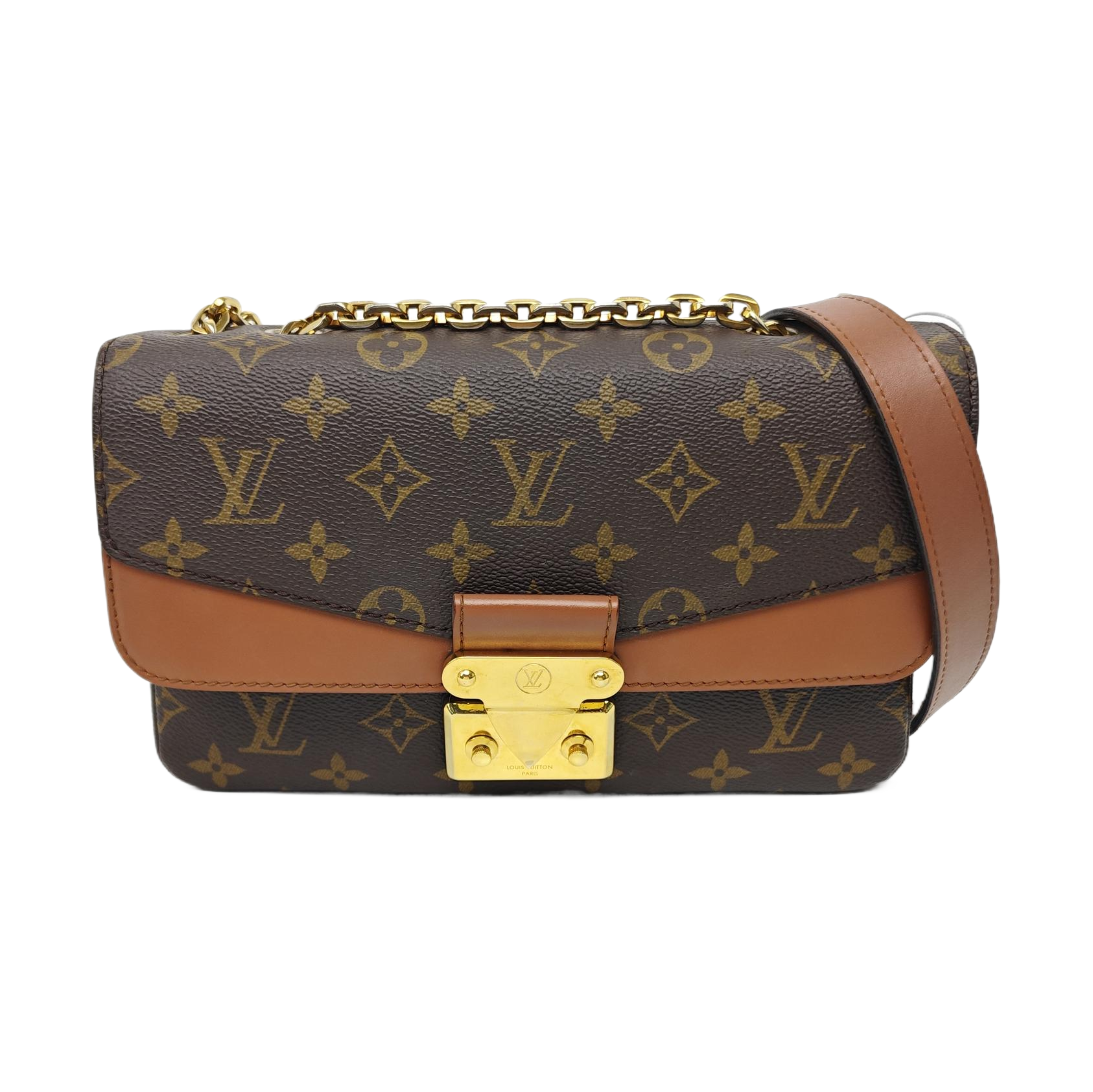 MARCEAU Monogram Coated Canvas Brown