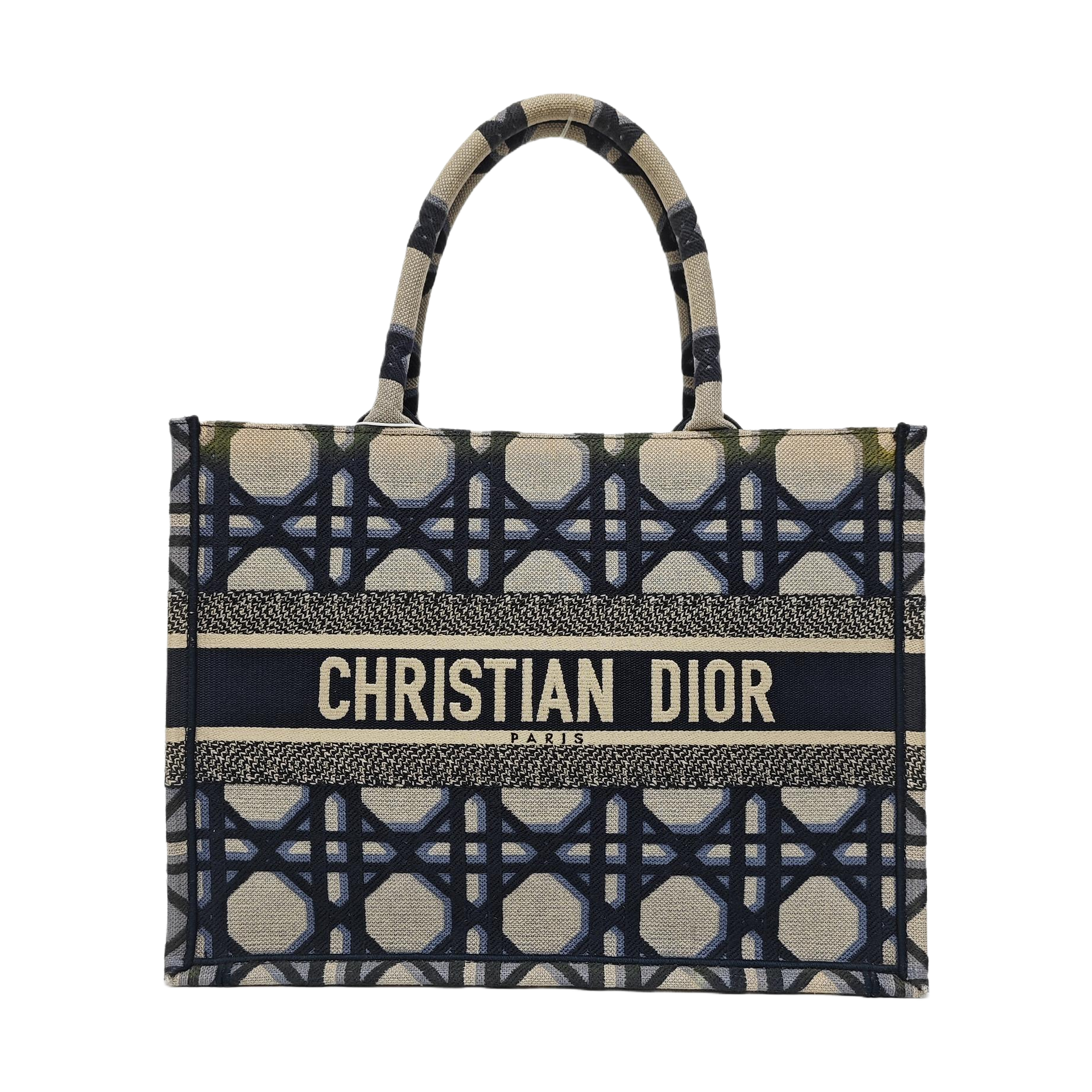 Book Tote Medium Canvas Blue