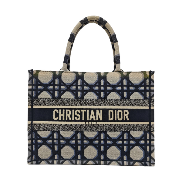 Book Tote Medium Canvas Blue