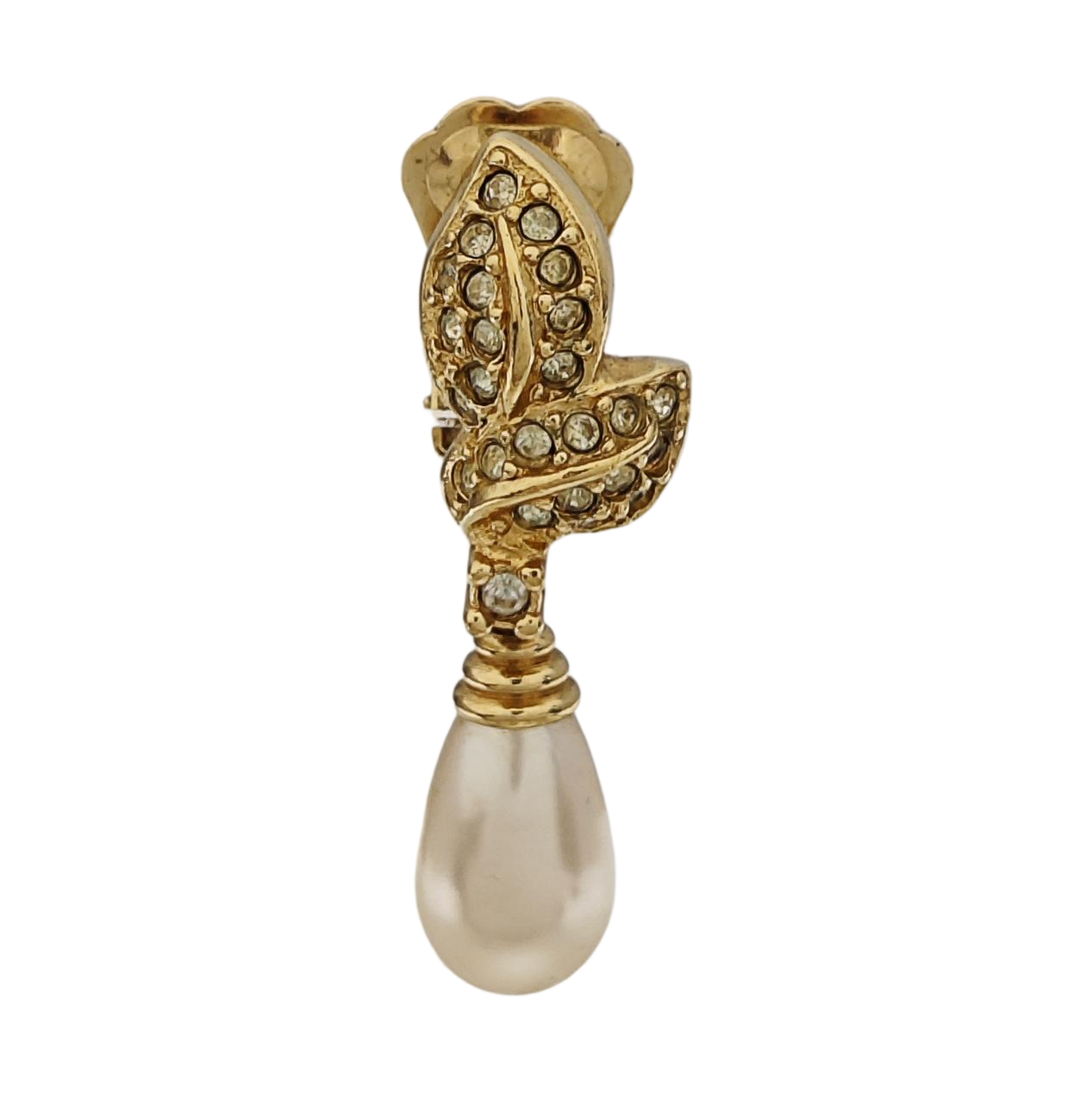 Metal Gold Clip On Earrings