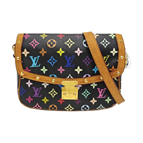 LV × TM SOLOGNE Monogram Coated Canvas Black