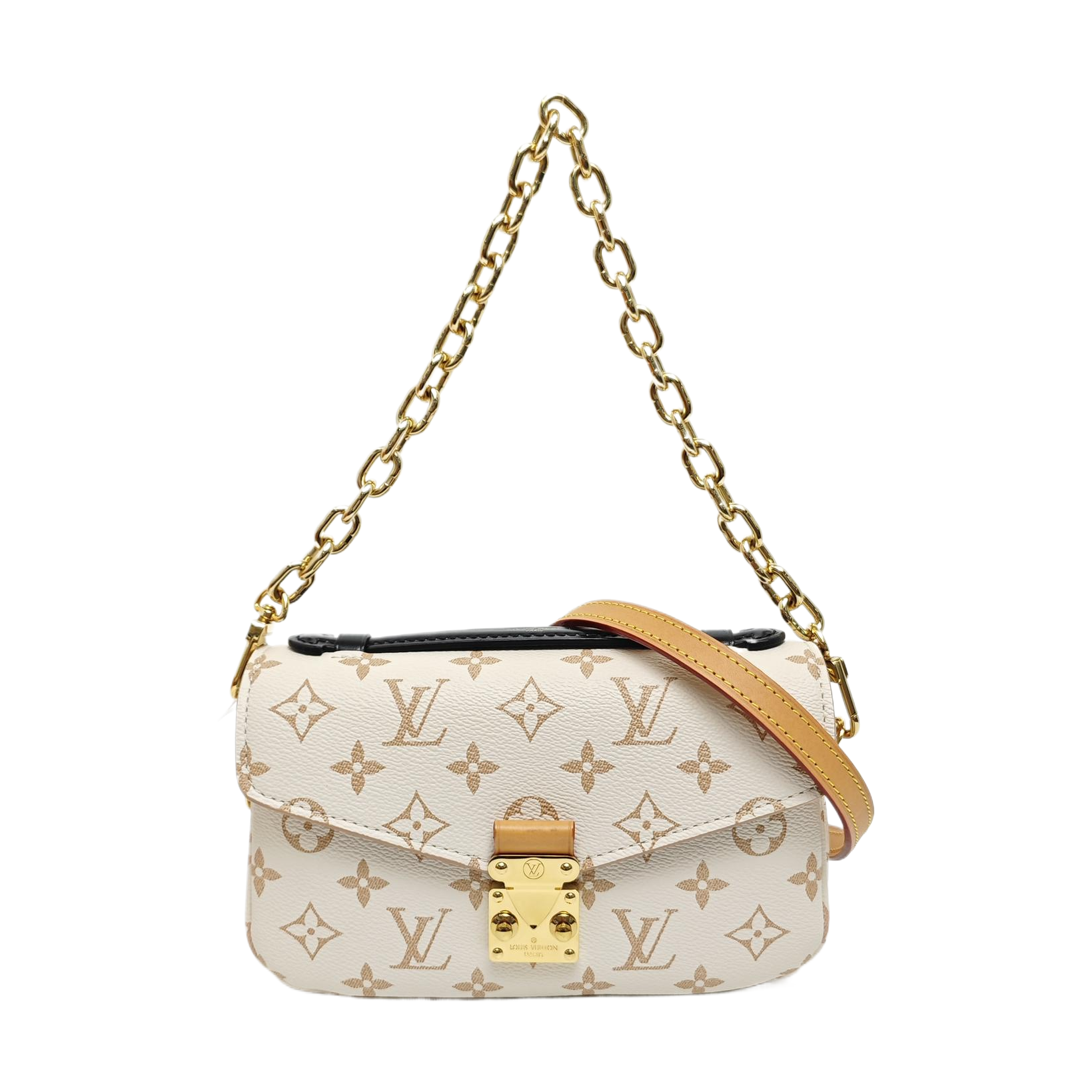 Monogram Calfskin PM Beige
