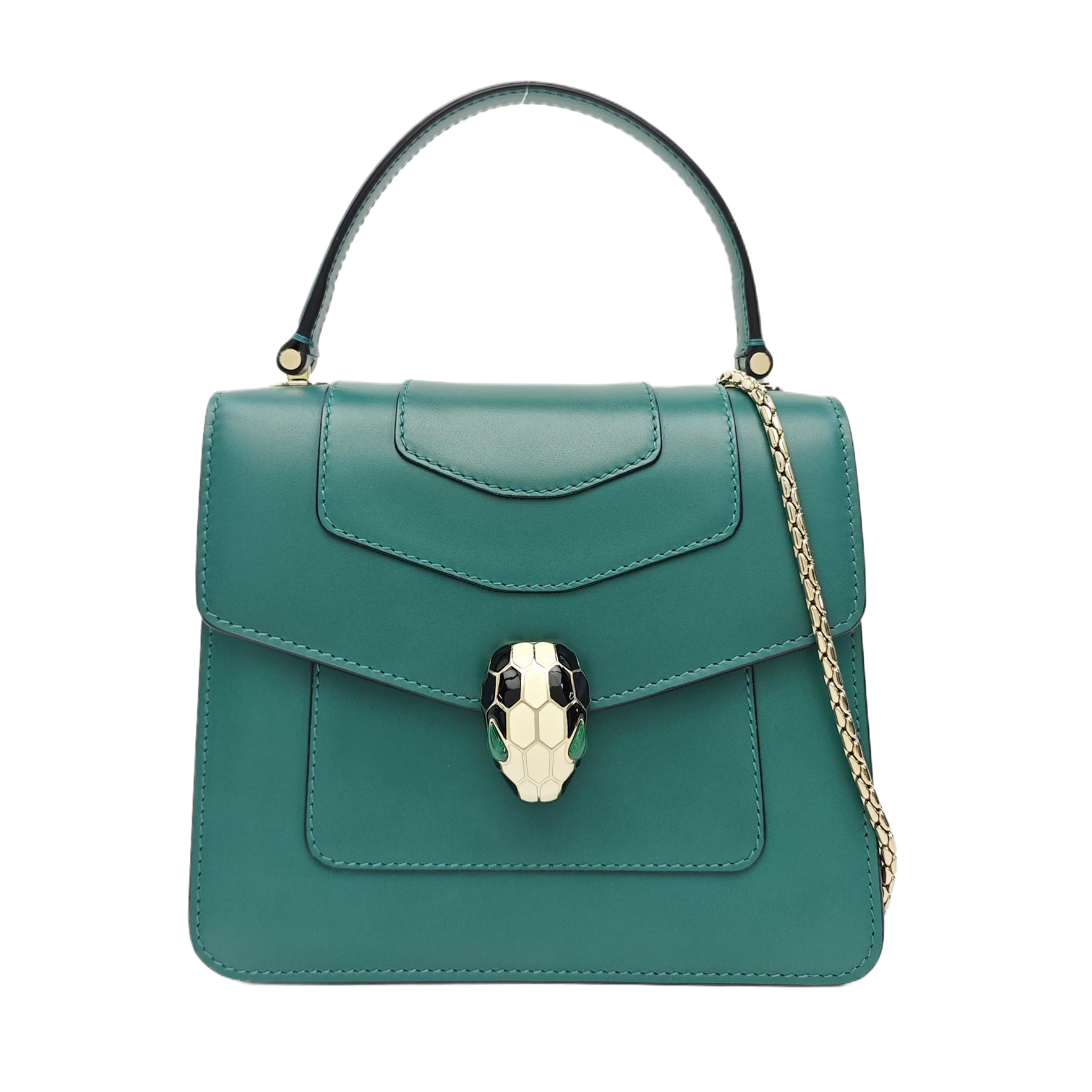 SERPENTI FOREVER Calfskin Green