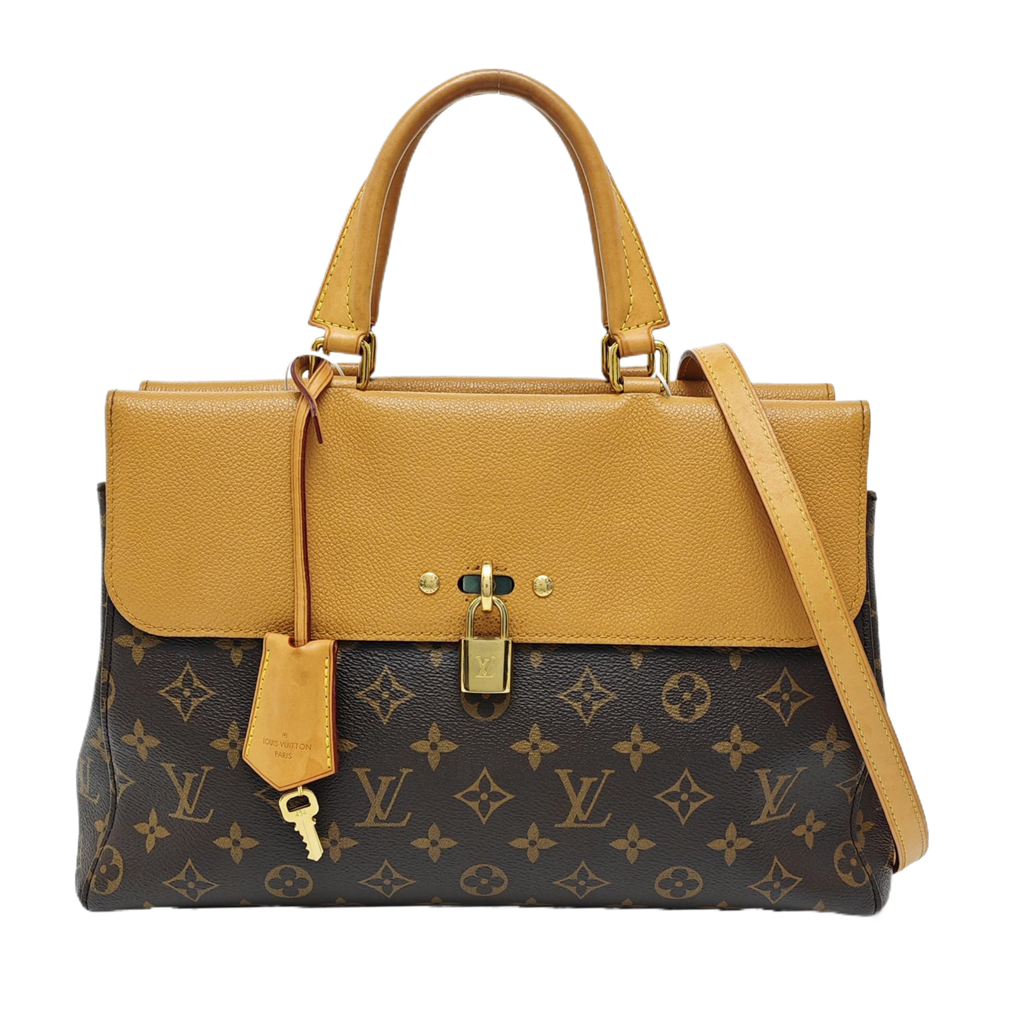 VÉNUS Monogram Coated Canvas Brown