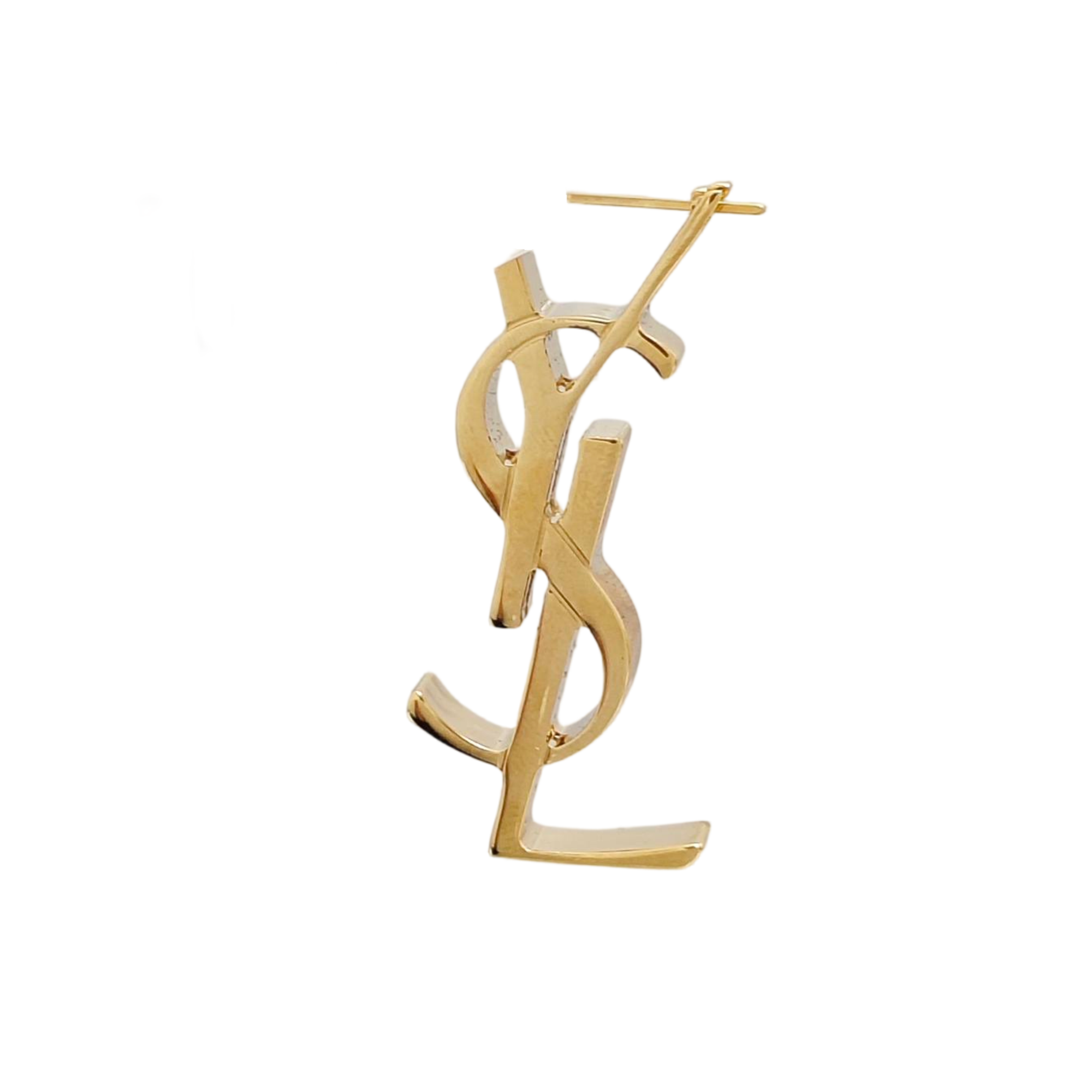 LE CASSANDRE Brass Gold Stud Earrings