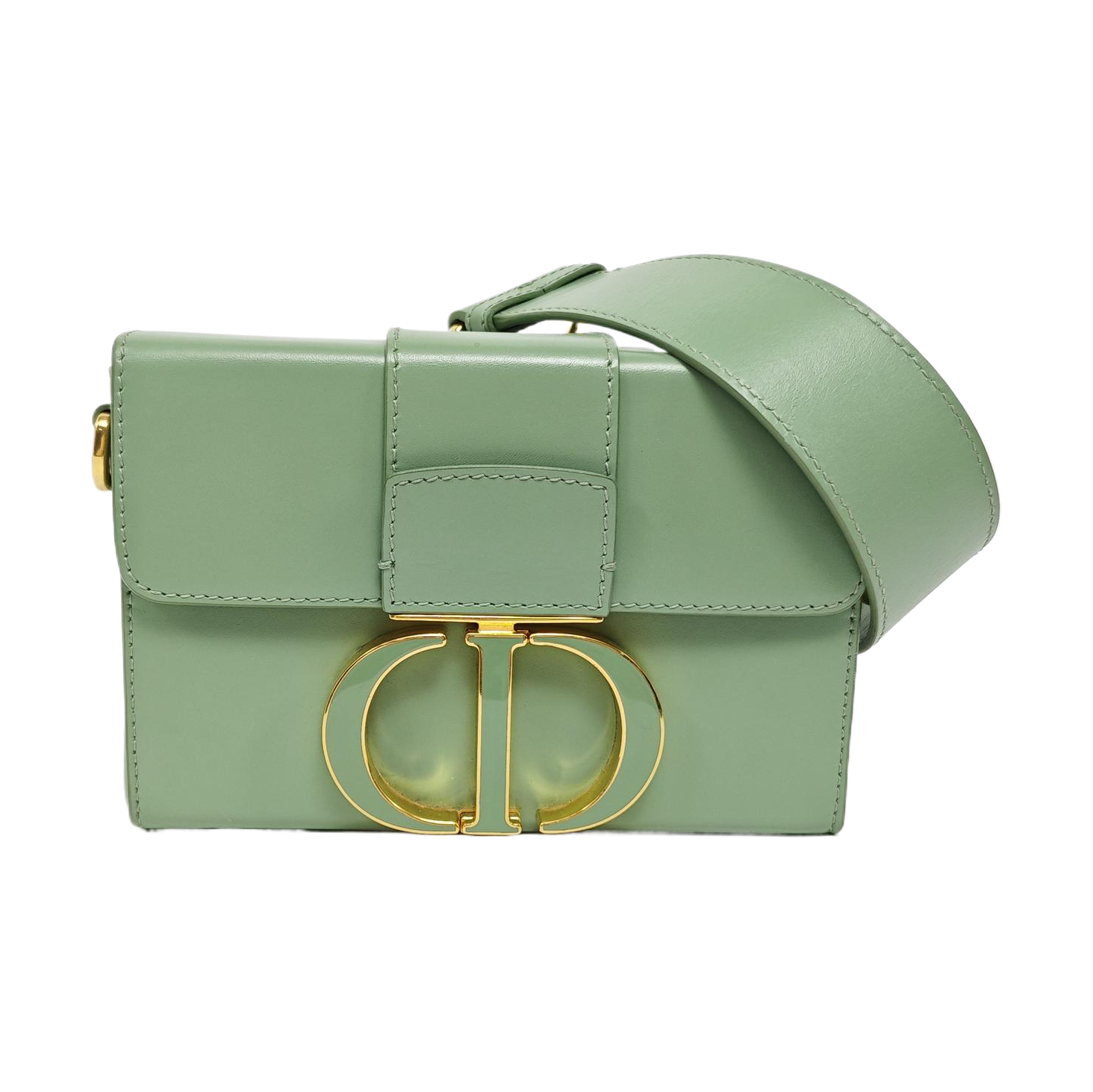 30 Montaigne Mini Calfskin Green