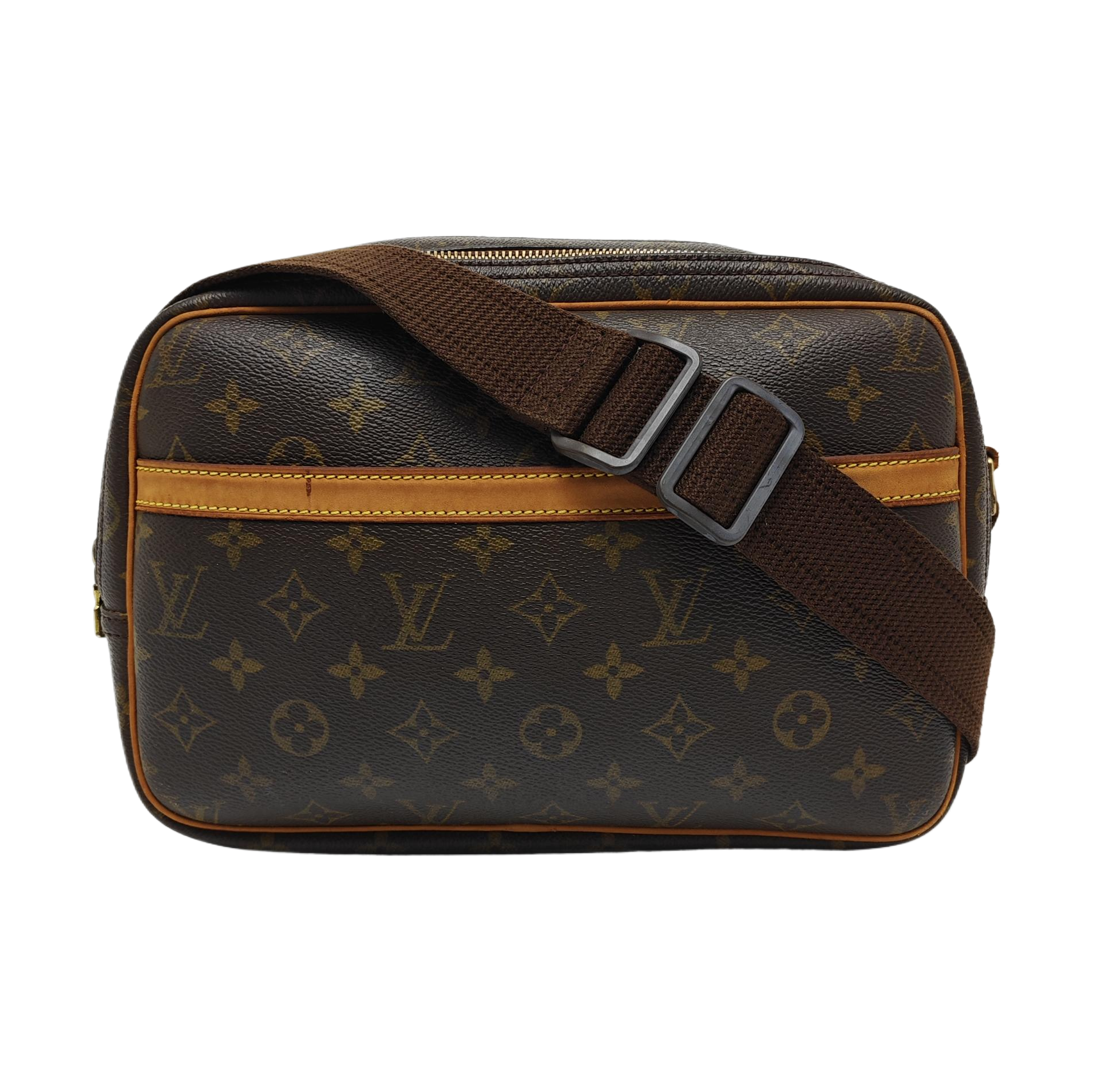 REPORTER PM Monogram Coated Canvas Brown