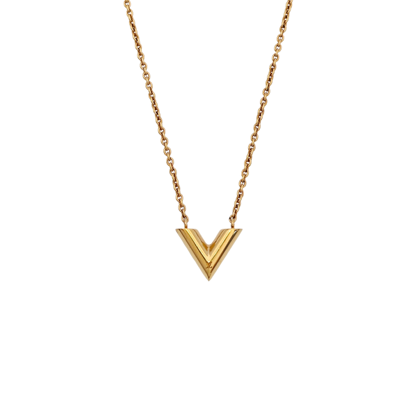 LV & ME Metal Gold Necklace