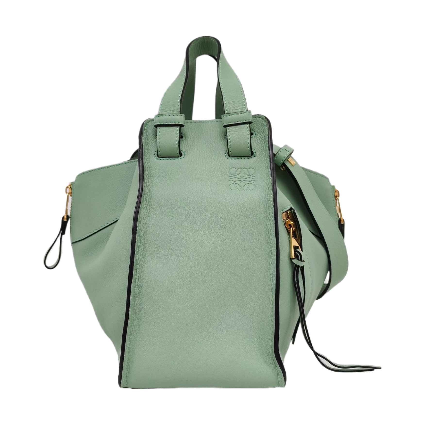Hammock Small Calfskin Green