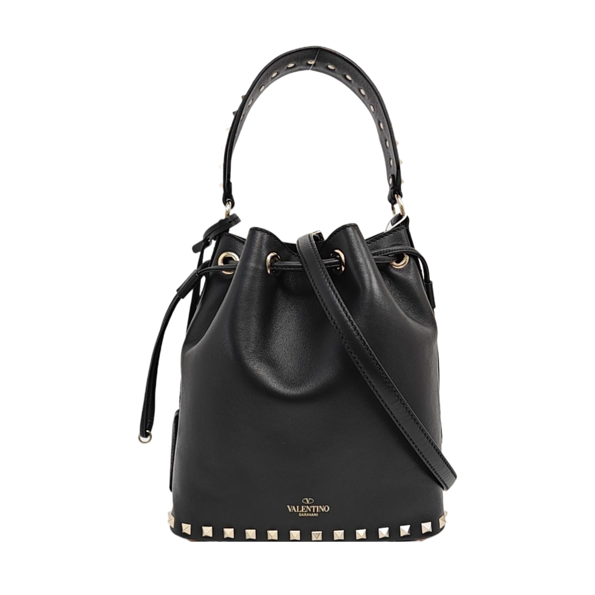 Calfskin Bucket Bag Black