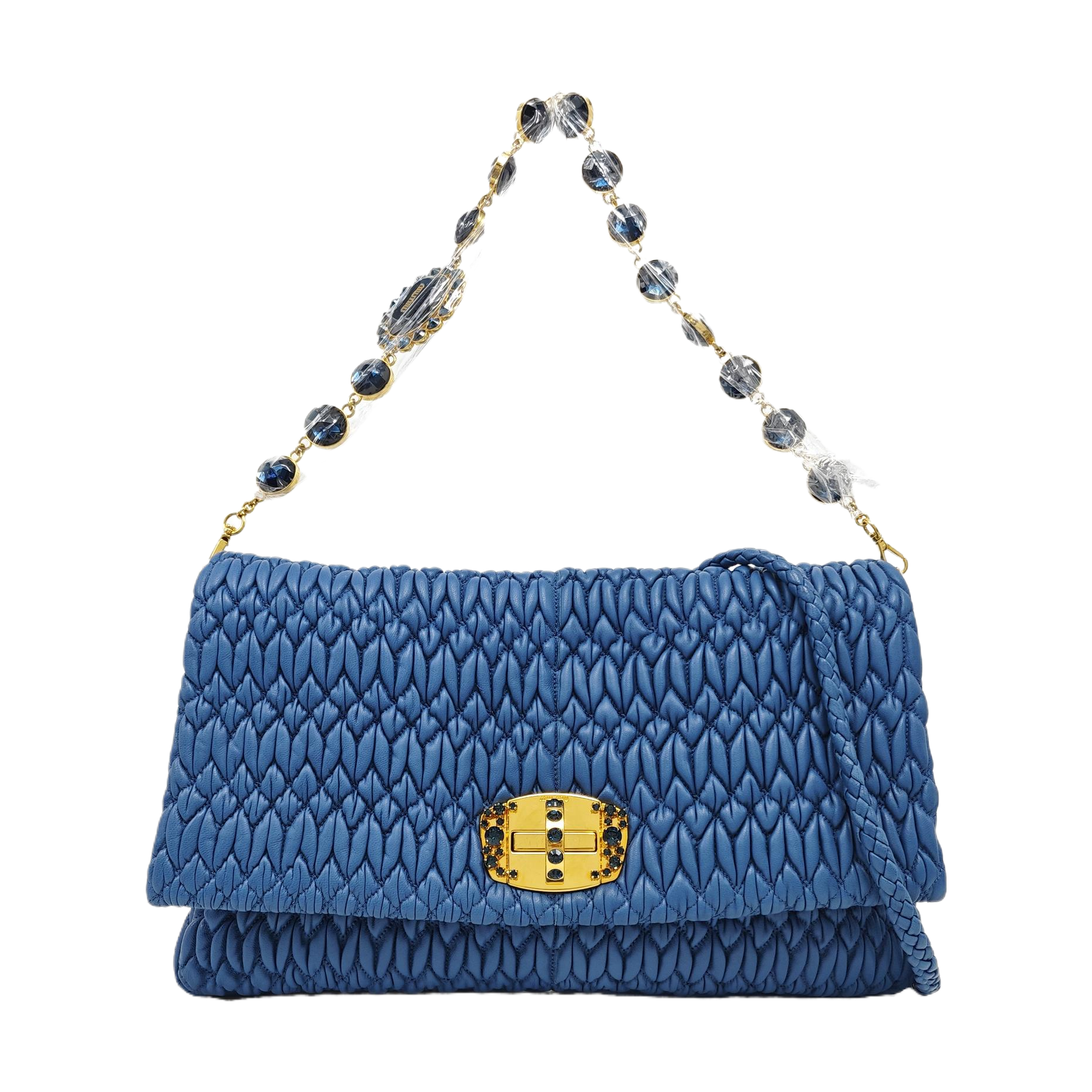 Crystal Lambskin Blue