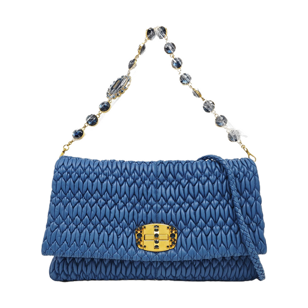 Crystal Lambskin Blue