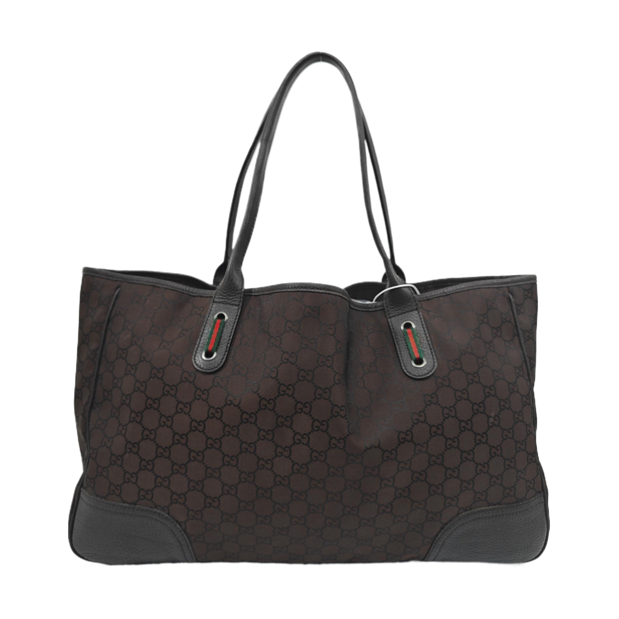 Princy Monogram Fabric Brown