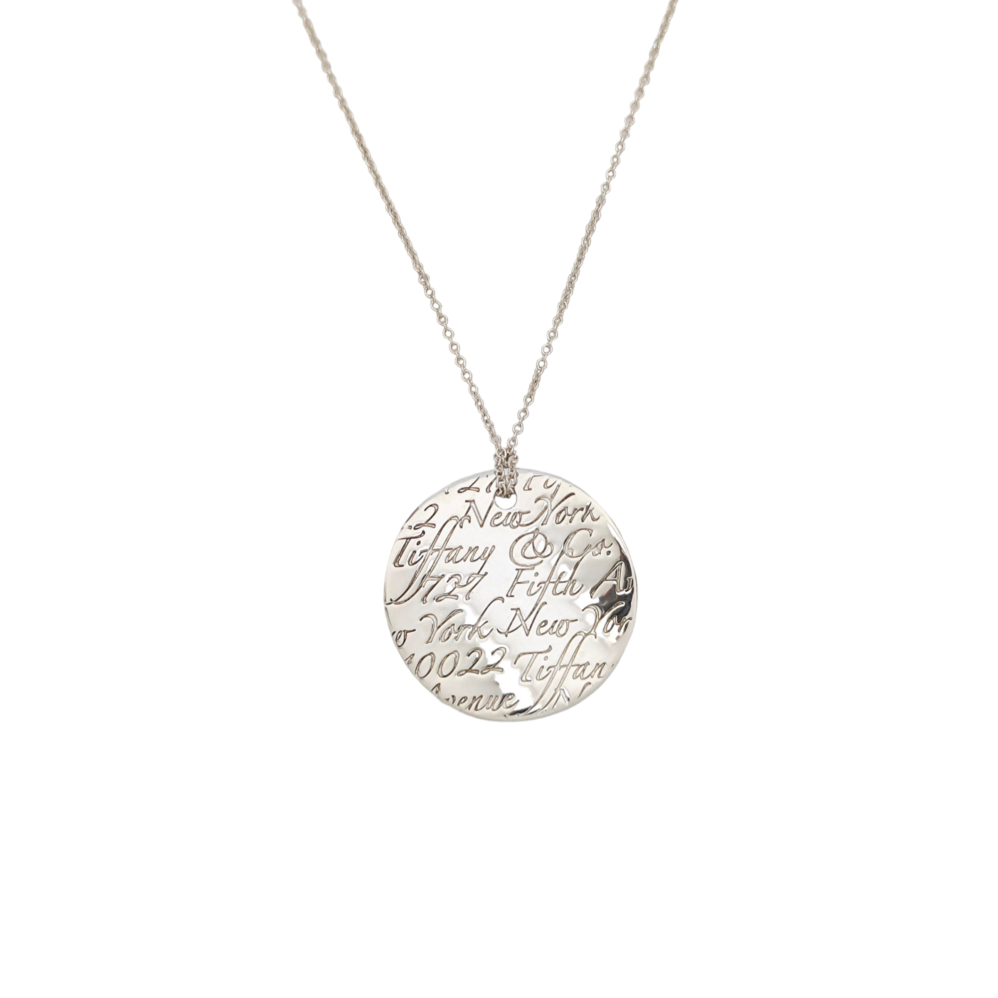 Tiffany Notes 925 Sterling Silver Necklace