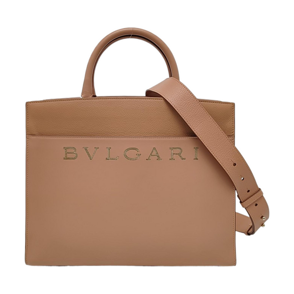 BVLGARI Medium Calfskin Brown