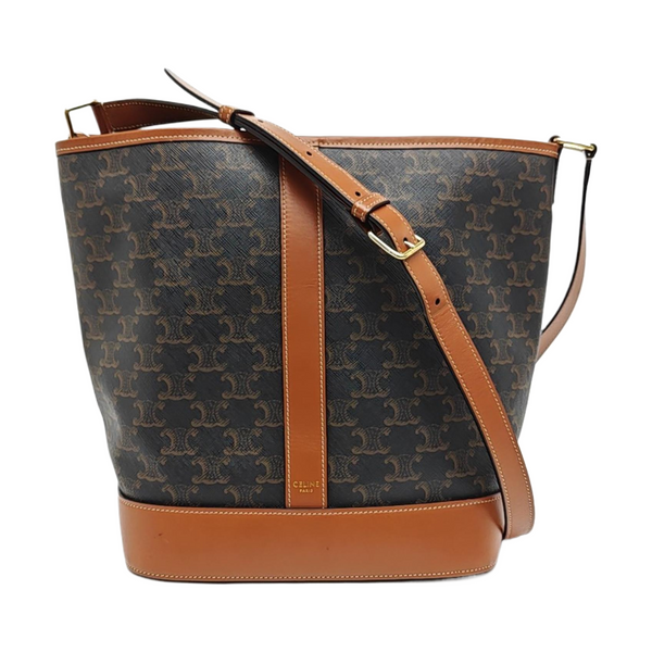 TRIOMPHE CANVAS Medium Coated Canvas Brown