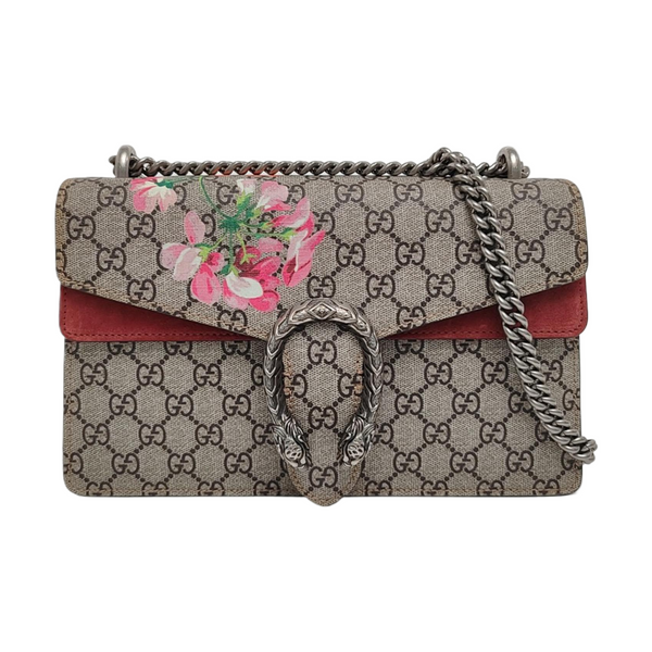 Authenticated pre-owned  Dionysus Small Monogram Coated Canvas Beige - Shoulder Bag at Looply