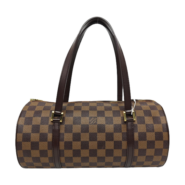 PAPILLON 30 Damier Ebene Coated Canvas Brown