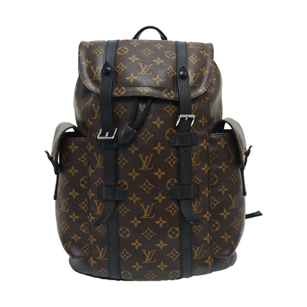 CHRISTOPHER MM Monogram Coated Canvas Brown
