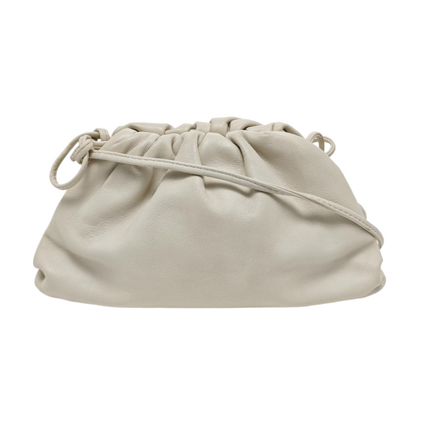 The Pouch Mini Calfskin White