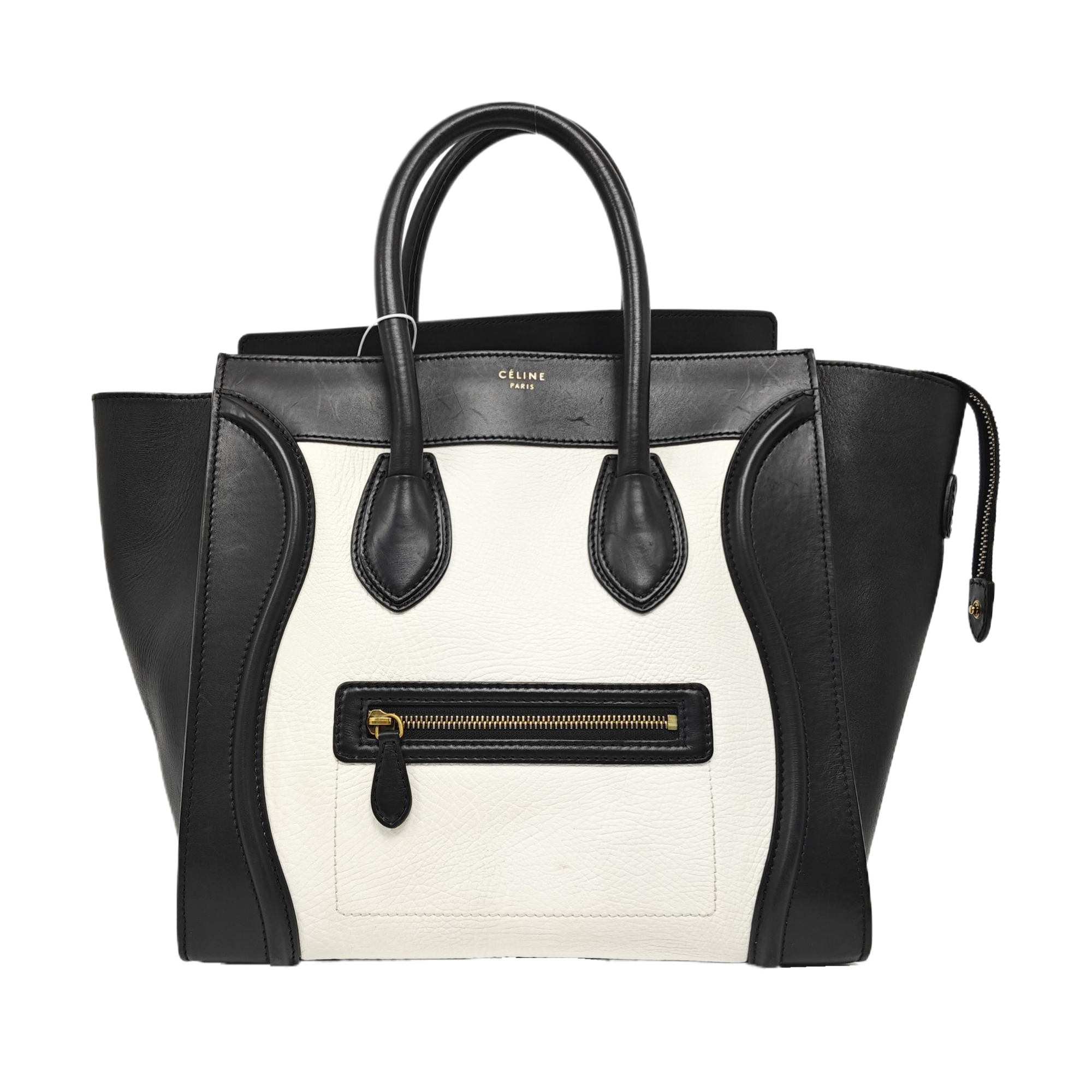 LUGGAGE Mini Calfskin White