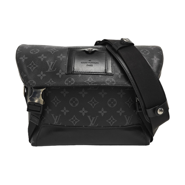 VOYAGER PM Monogram Coated Canvas Black