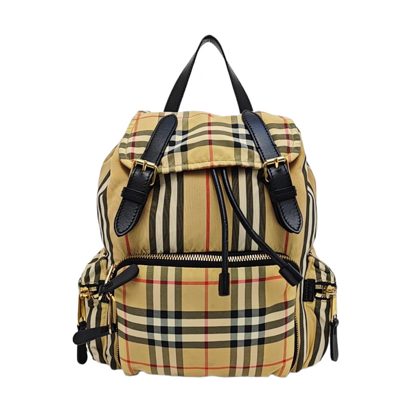 The Rucksack Medium Nylon Beige