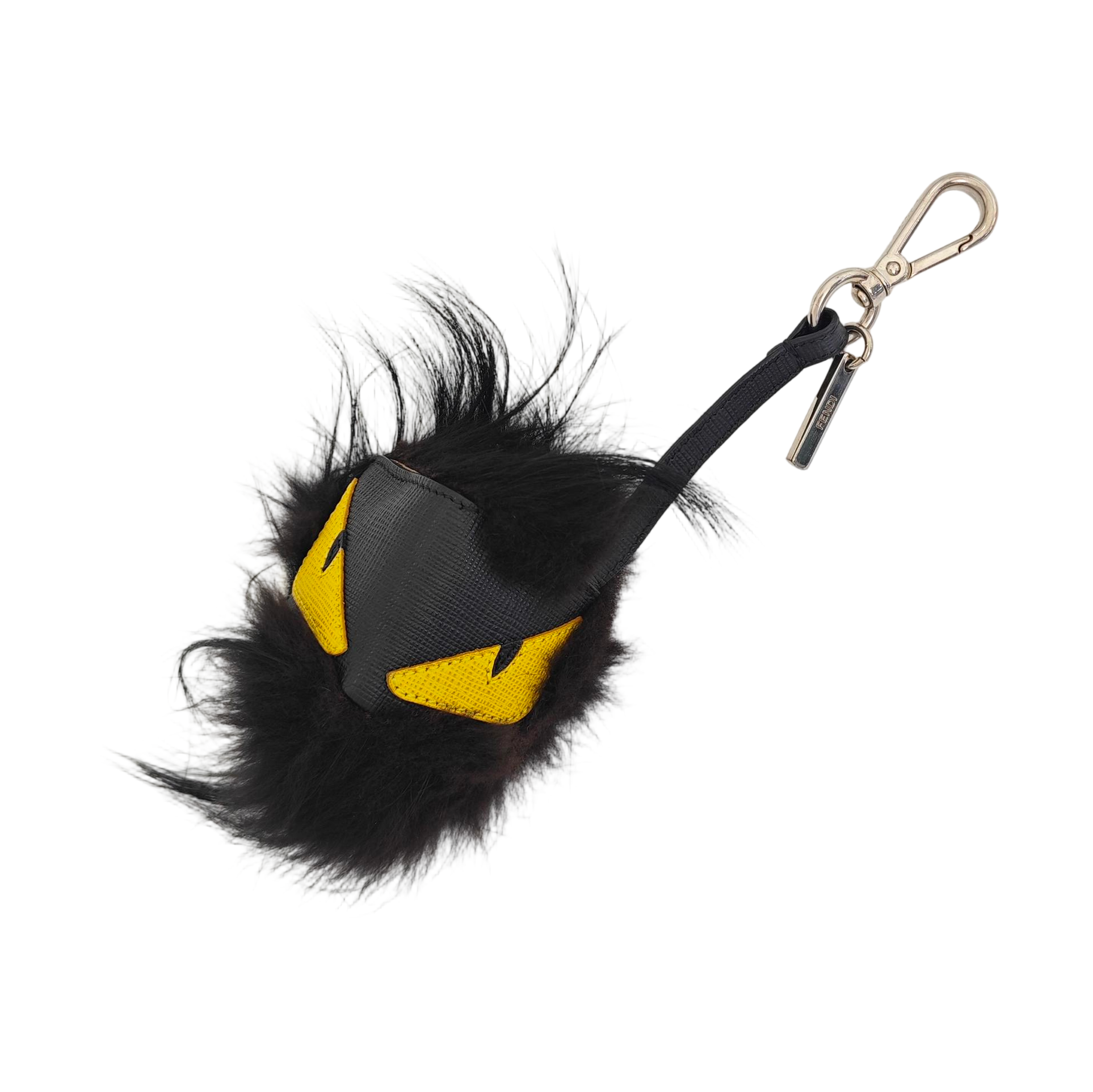 Fabric Bag Charm Black