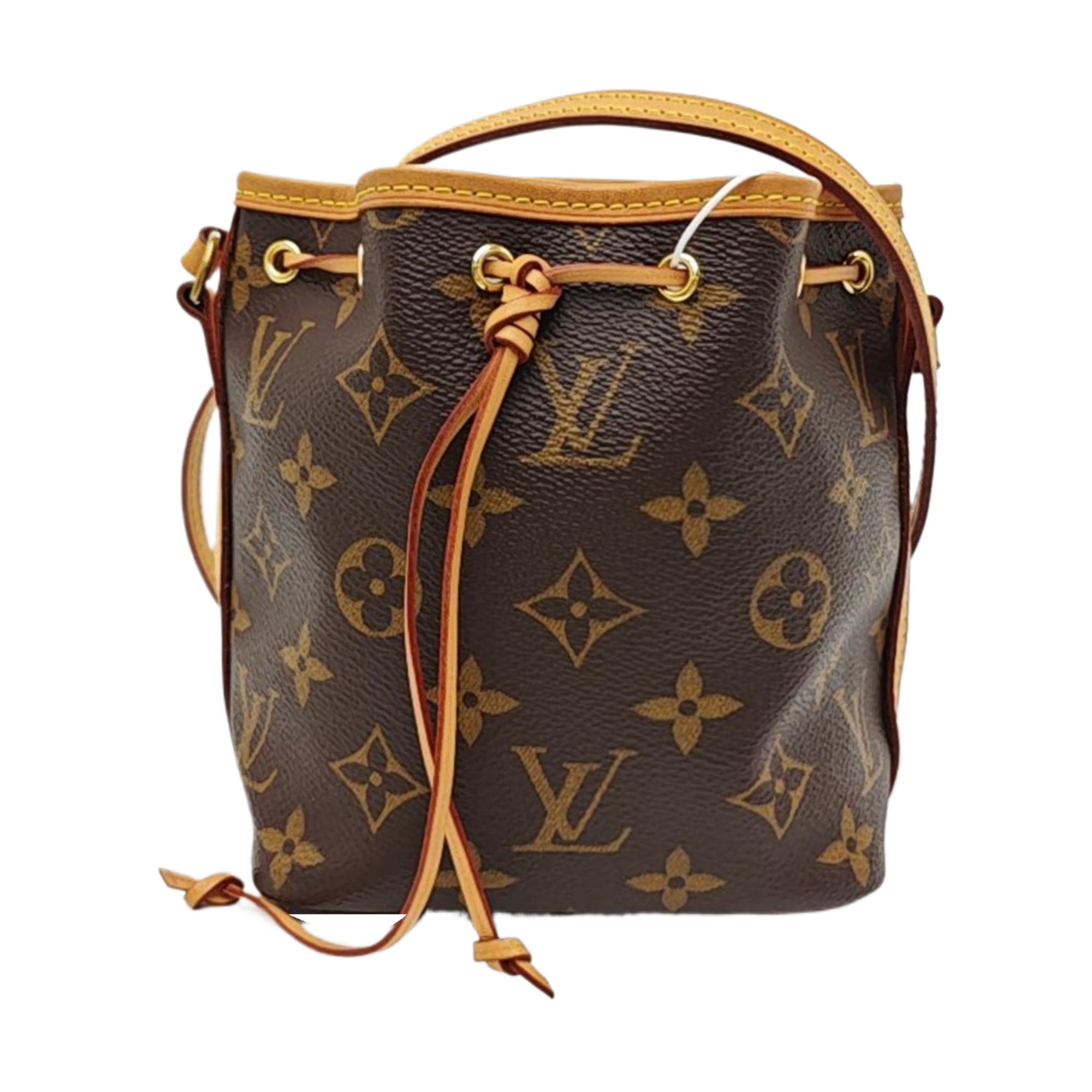 NÉONOÉ Nano Monogram Coated Canvas Brown