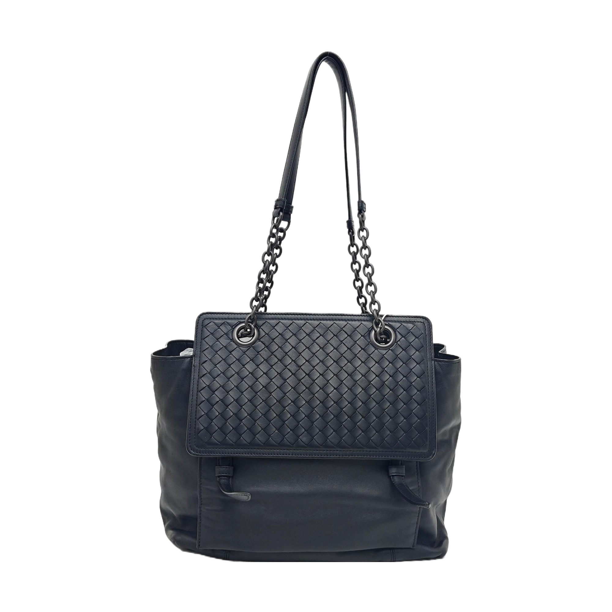 Lambskin Shoulder Bag Black