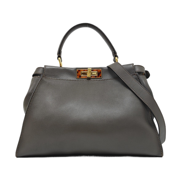 Peekaboo Medium Calfskin Gray