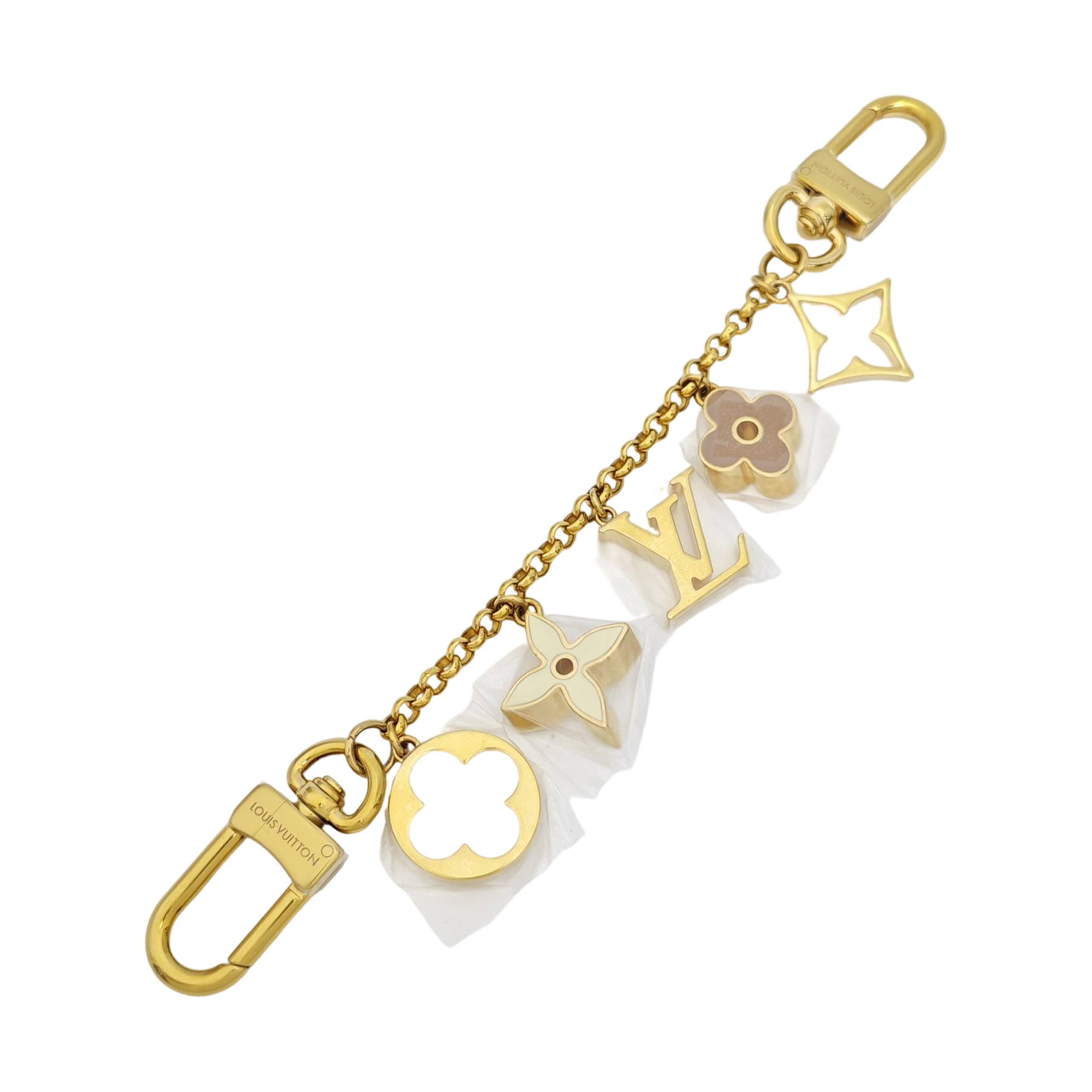 Metal Bag Charm Gold