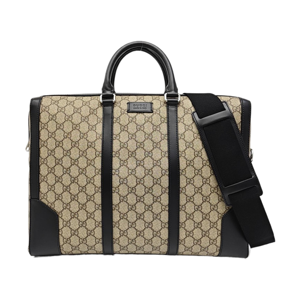 Monogram Coated Canvas Tote Bag Beige