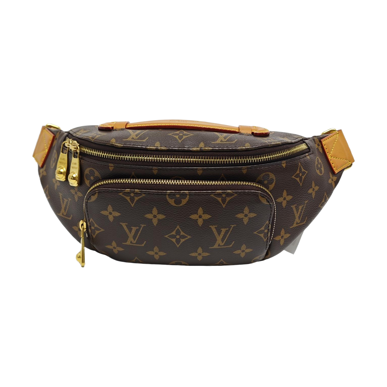 RUSH Monogram Coated Canvas Brown