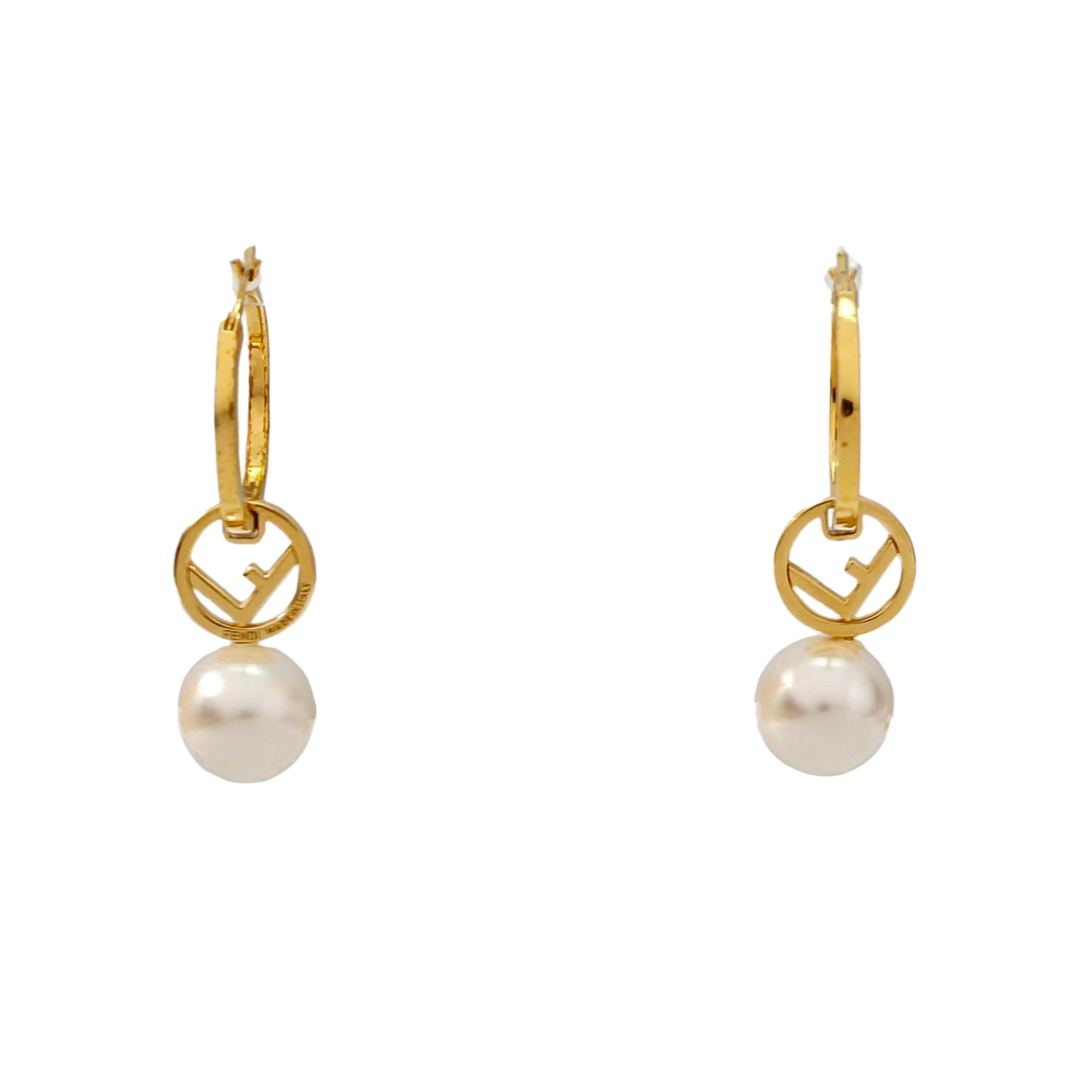 Metal Gold Stud Earrings