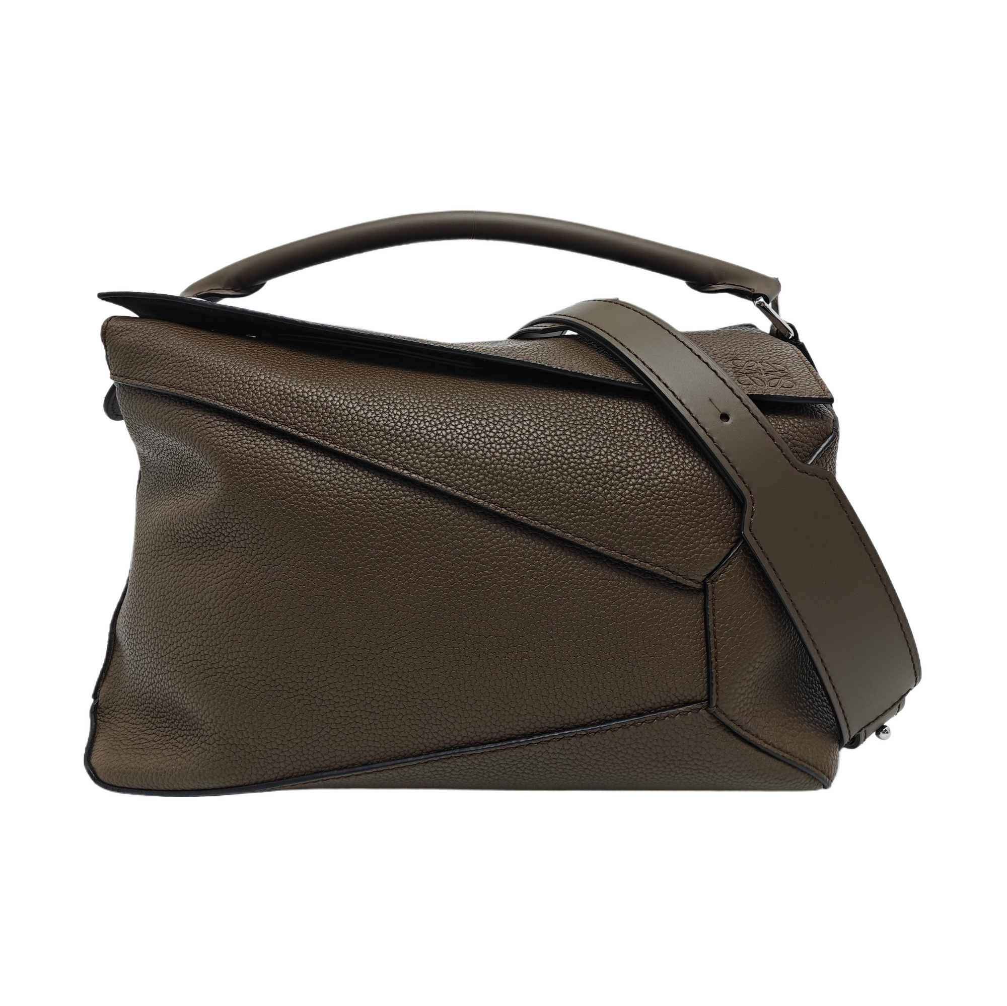 Puzzle Large Calfskin Brown