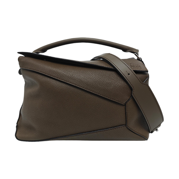 Puzzle Large Calfskin Brown