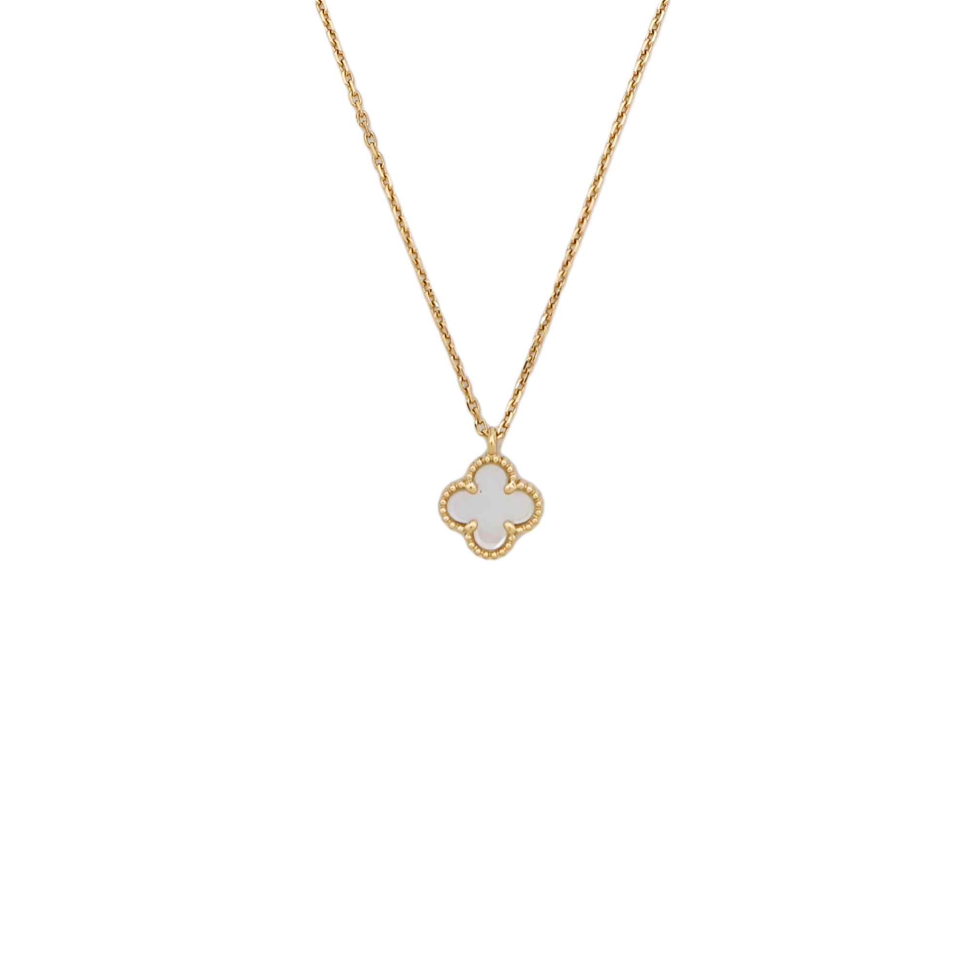 Sweet Alhambra 18k Gold Necklace