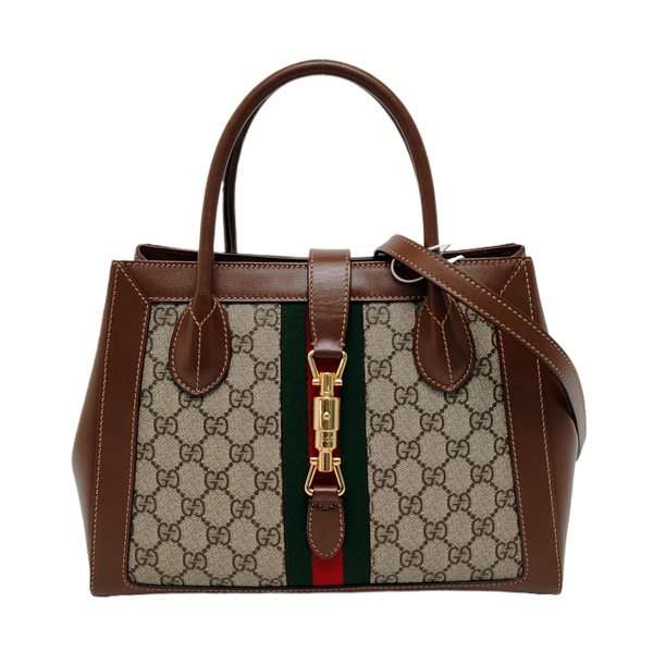 Jackie 1961 Medium Coated Canvas Beige