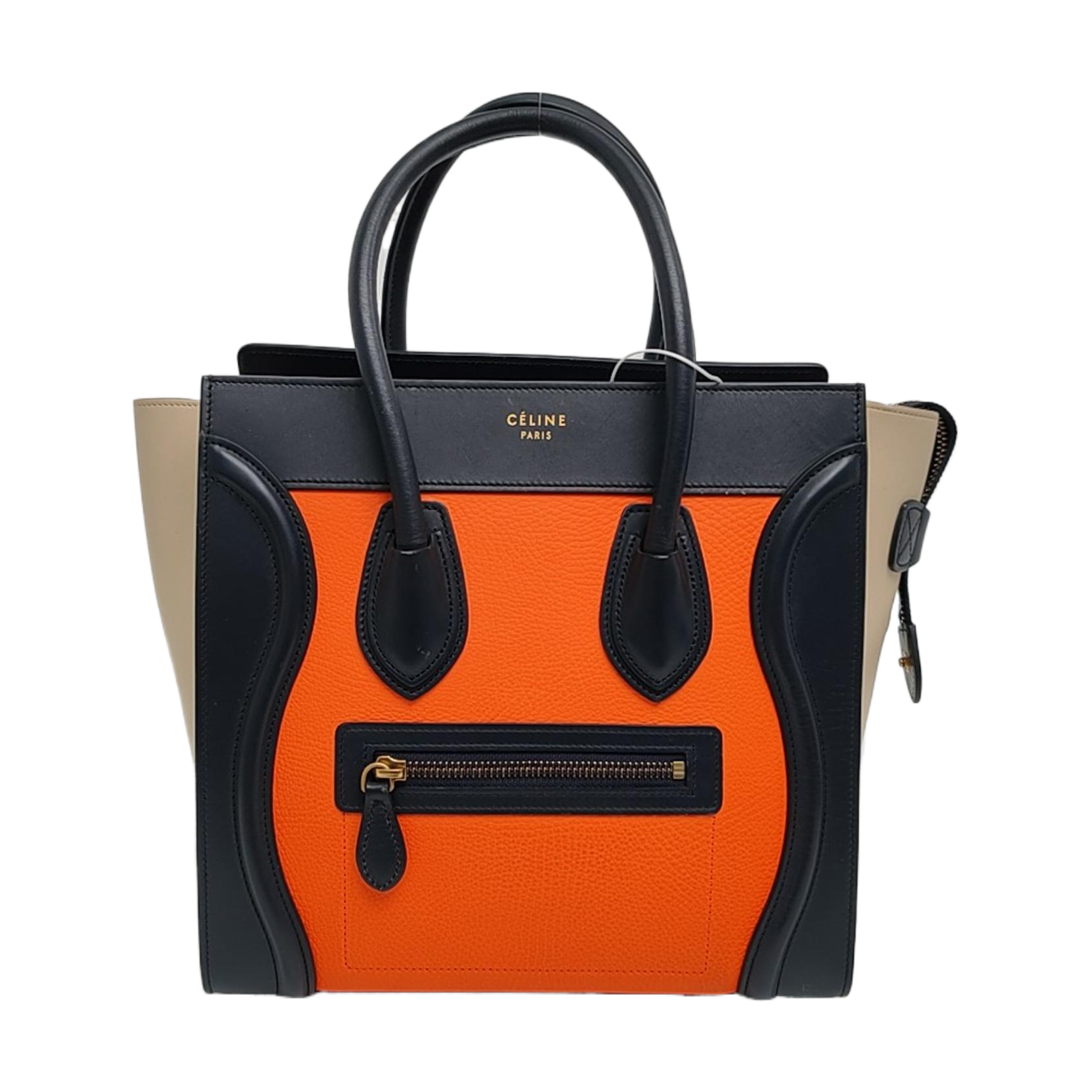 Authenticated pre-owned  LUGGAGE Micro Calfskin Multicolor - Tote Bag at Looply
