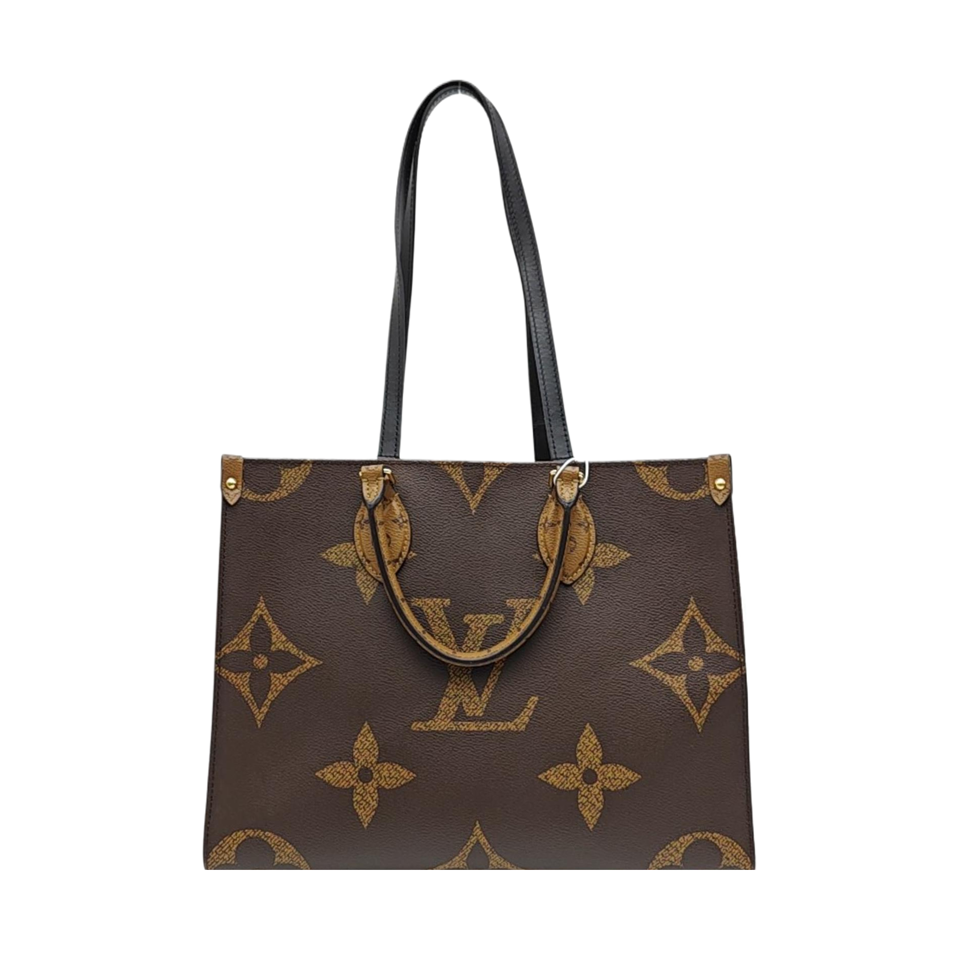 ONTHEGO MM Monogram Coated Canvas Brown