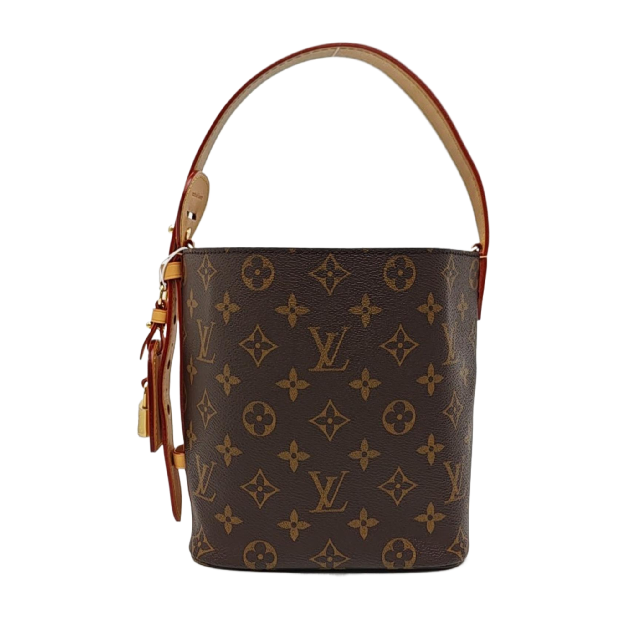 ALL IN Monogram Coated Canvas Brown