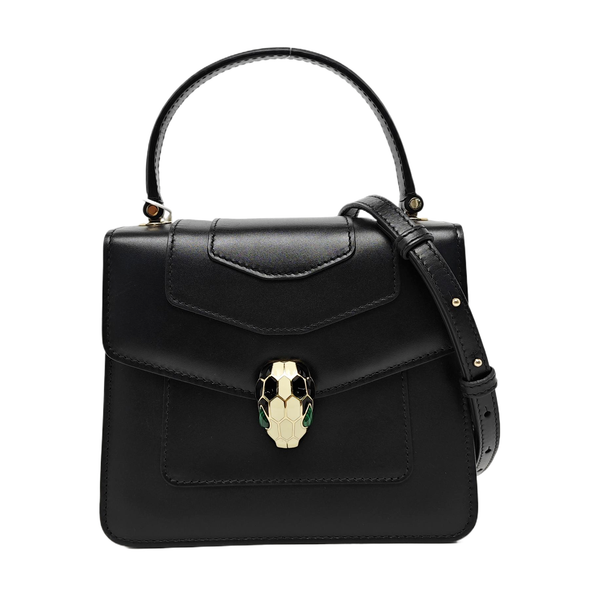SERPENTI FOREVER Small Calfskin Black