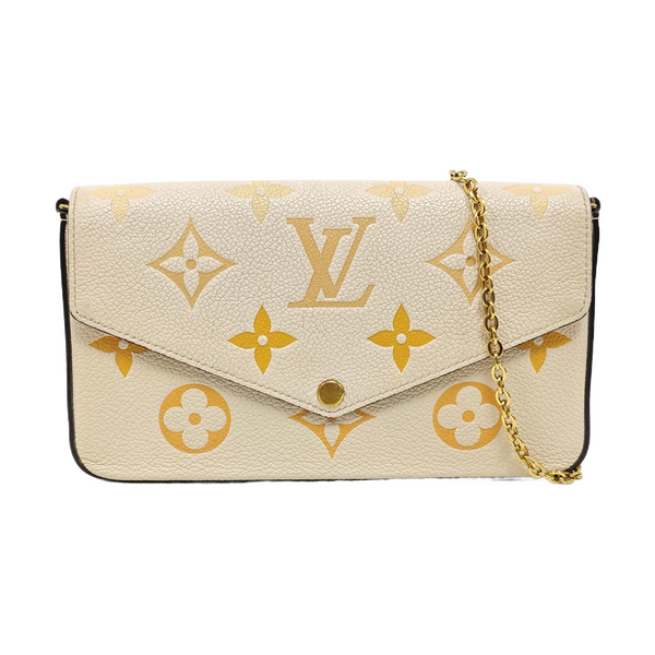 FÉLICIE Monogram Calfskin Yellow