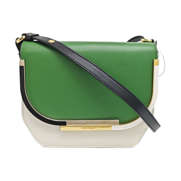 Calfskin Shoulder Bag Green