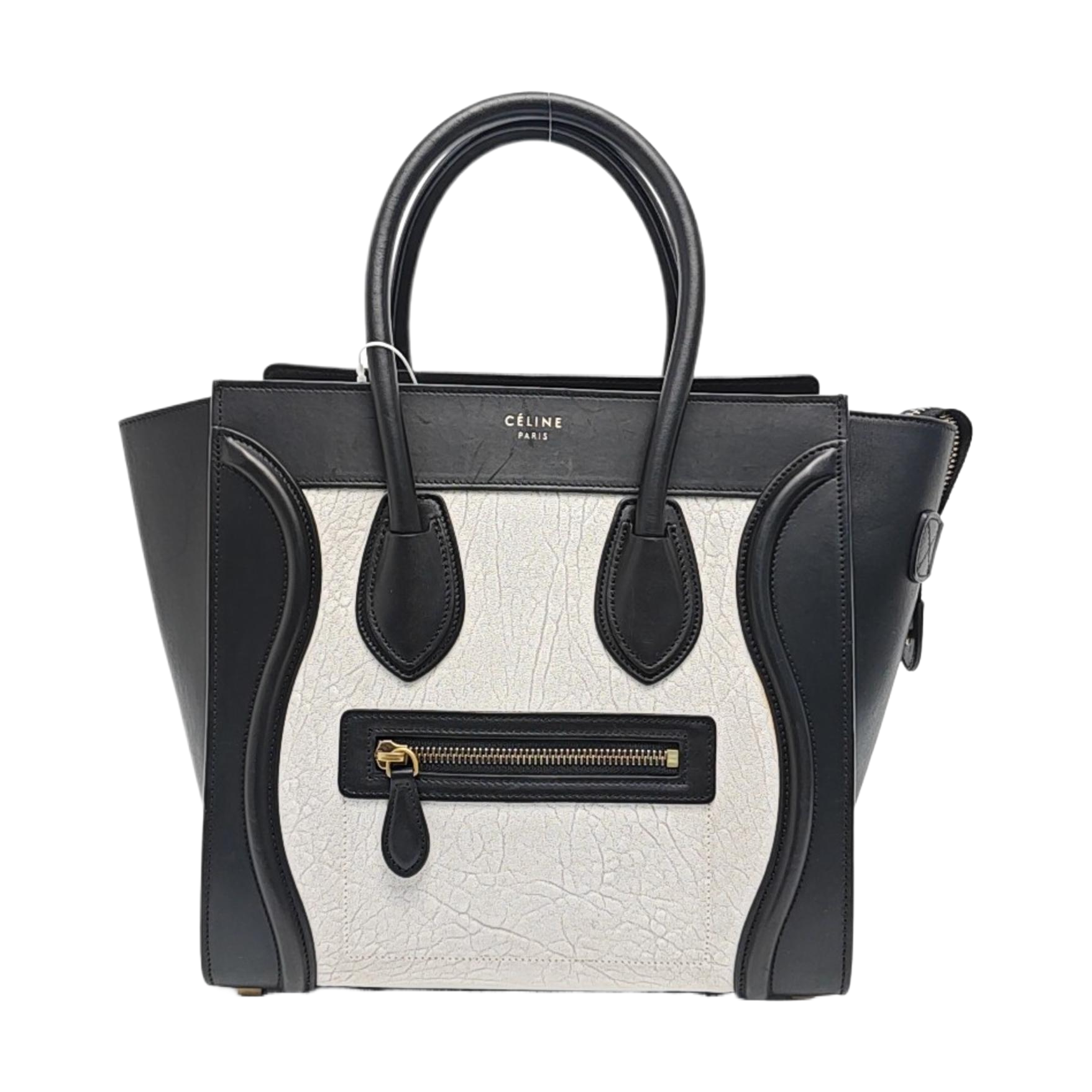 LUGGAGE Micro Calfskin White