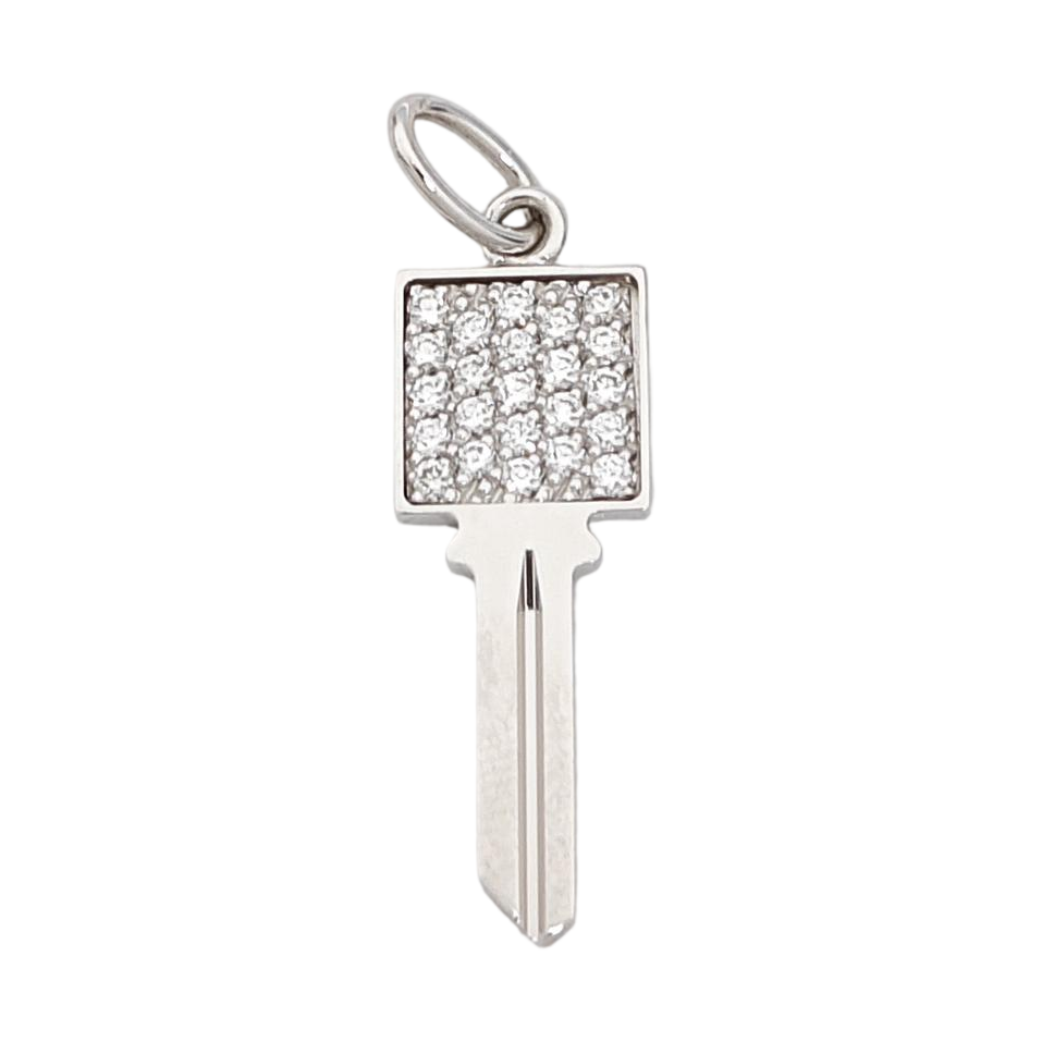 Tiffany Keys 18k Gold Silver Pendant