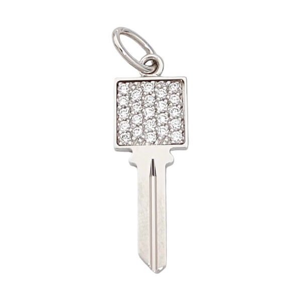 Tiffany Keys 18k Gold Silver Pendant