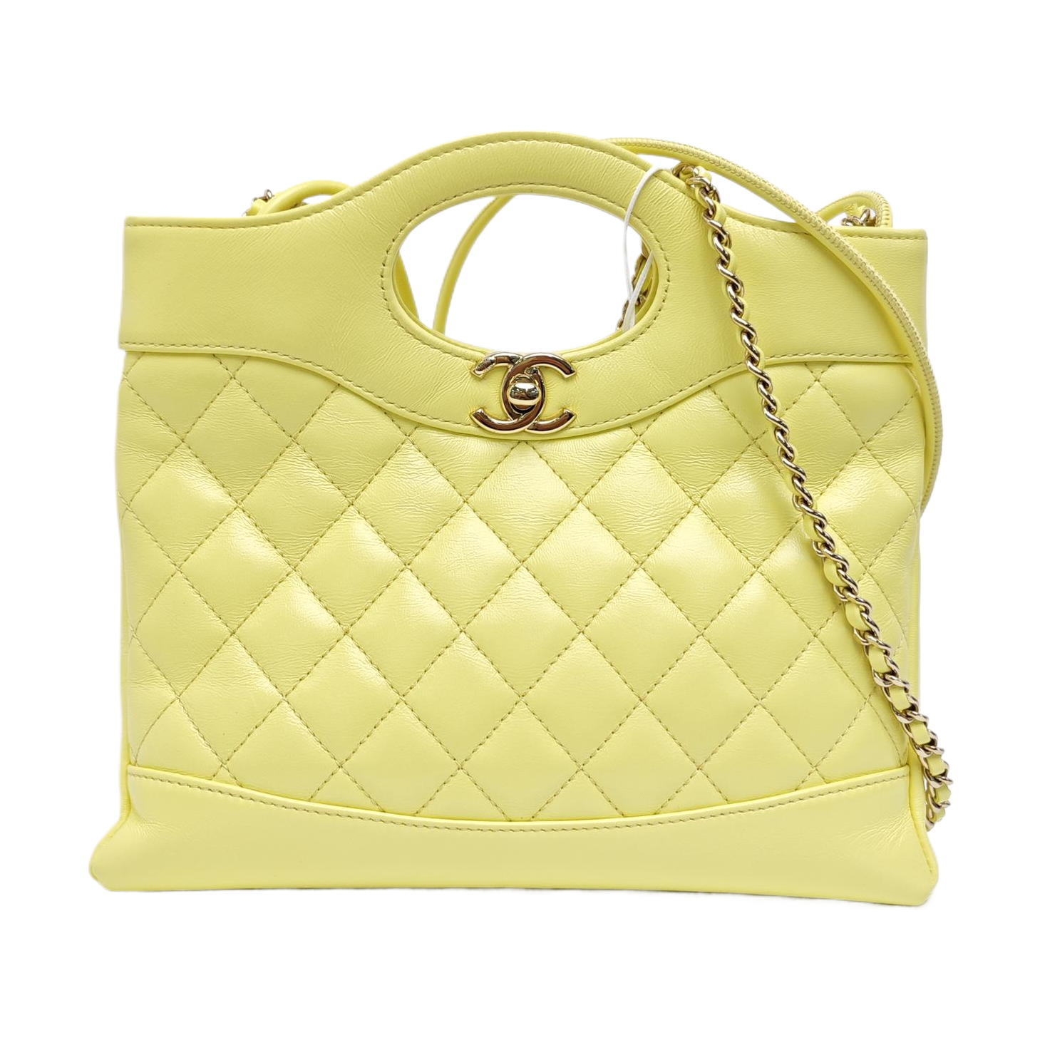 CHANEL 31 Quilted Lambskin Yellow